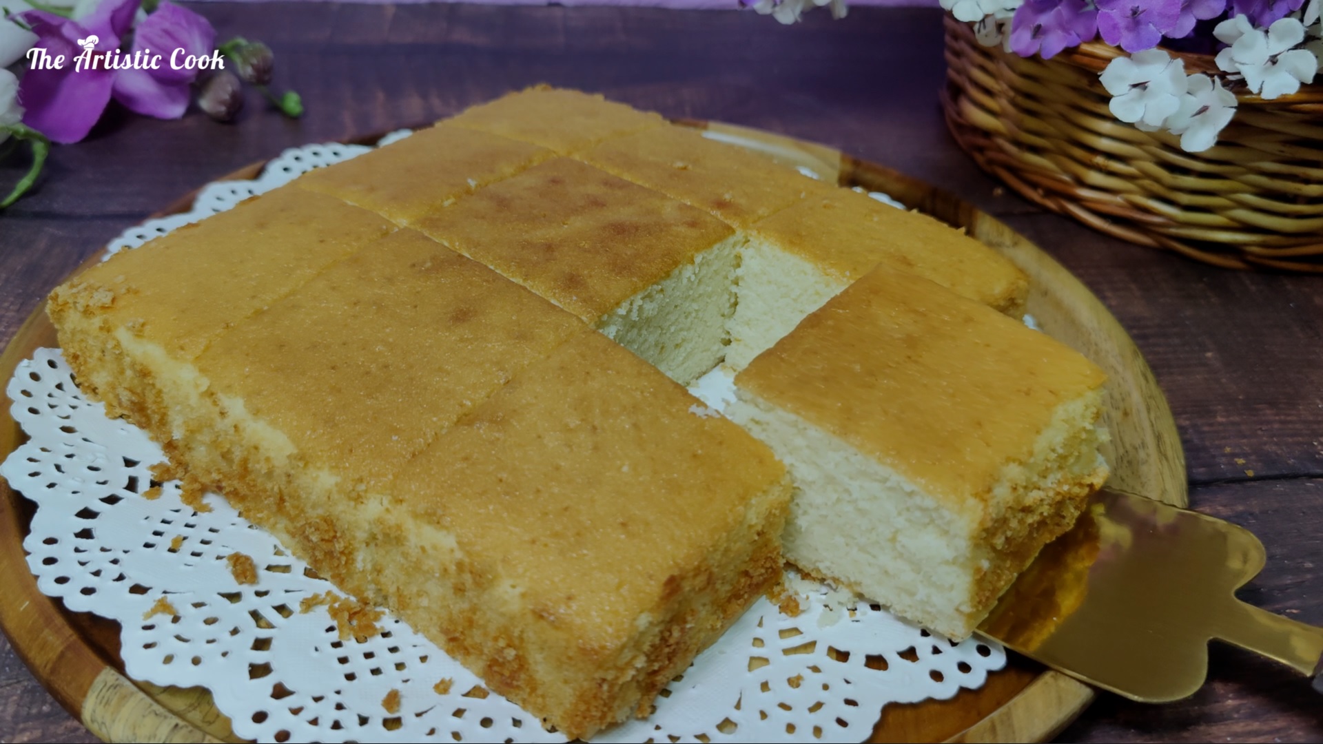cotton soft sponge cake / vanilla sponge cake recipe--Cooking A Dream 