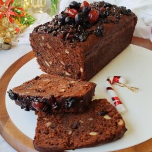 chocolate plum cake