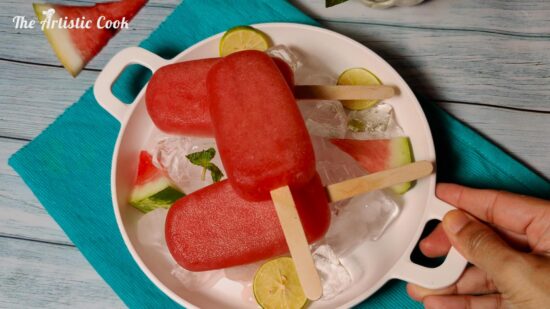 Watermelon Popsicles
