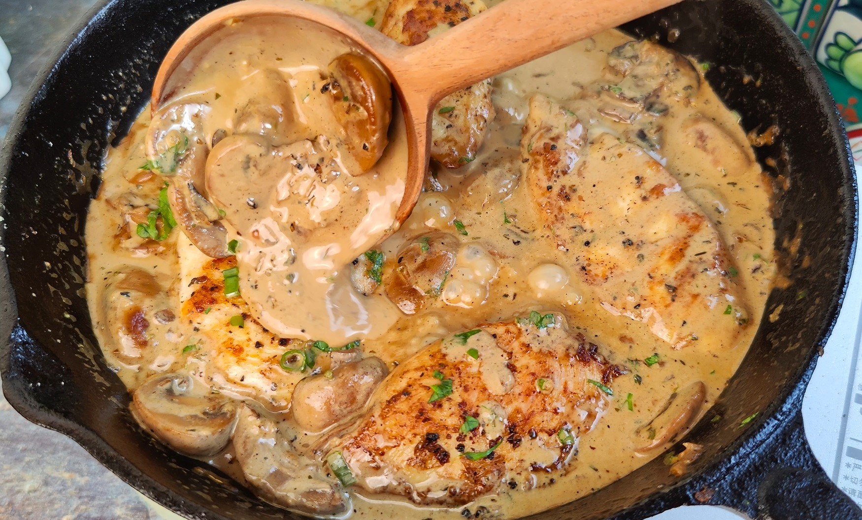 mushroom chicken