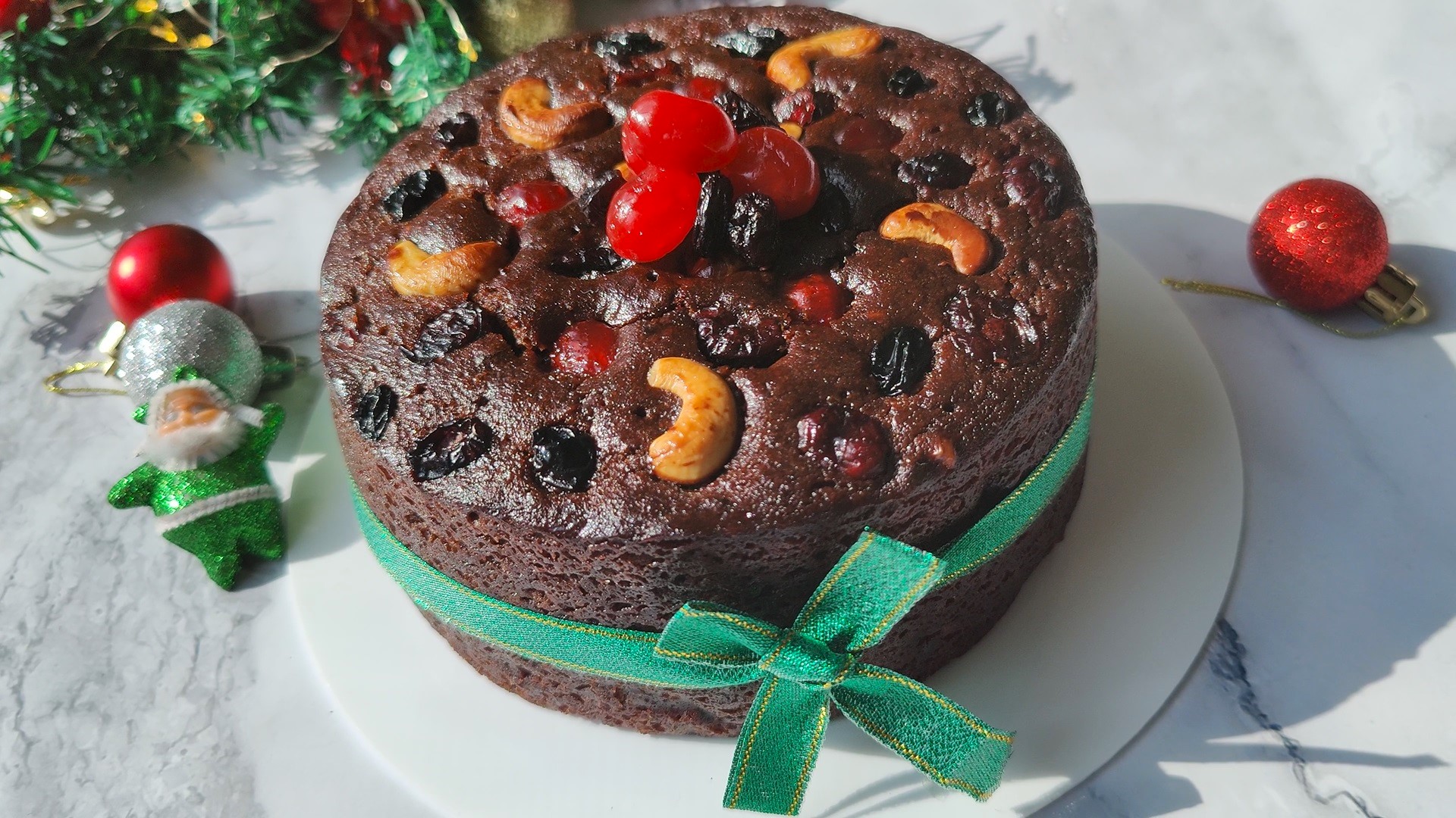 eggless plum cake