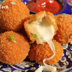Potato Cheese Balls Iftar Ramadan Recipe Make and Freeze Snacks-Thumbnail