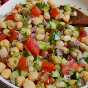 chickpea salad chana salad