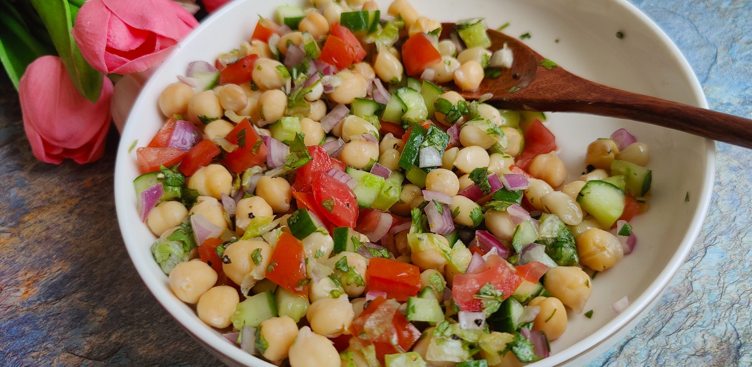 chickpea salad chana salad