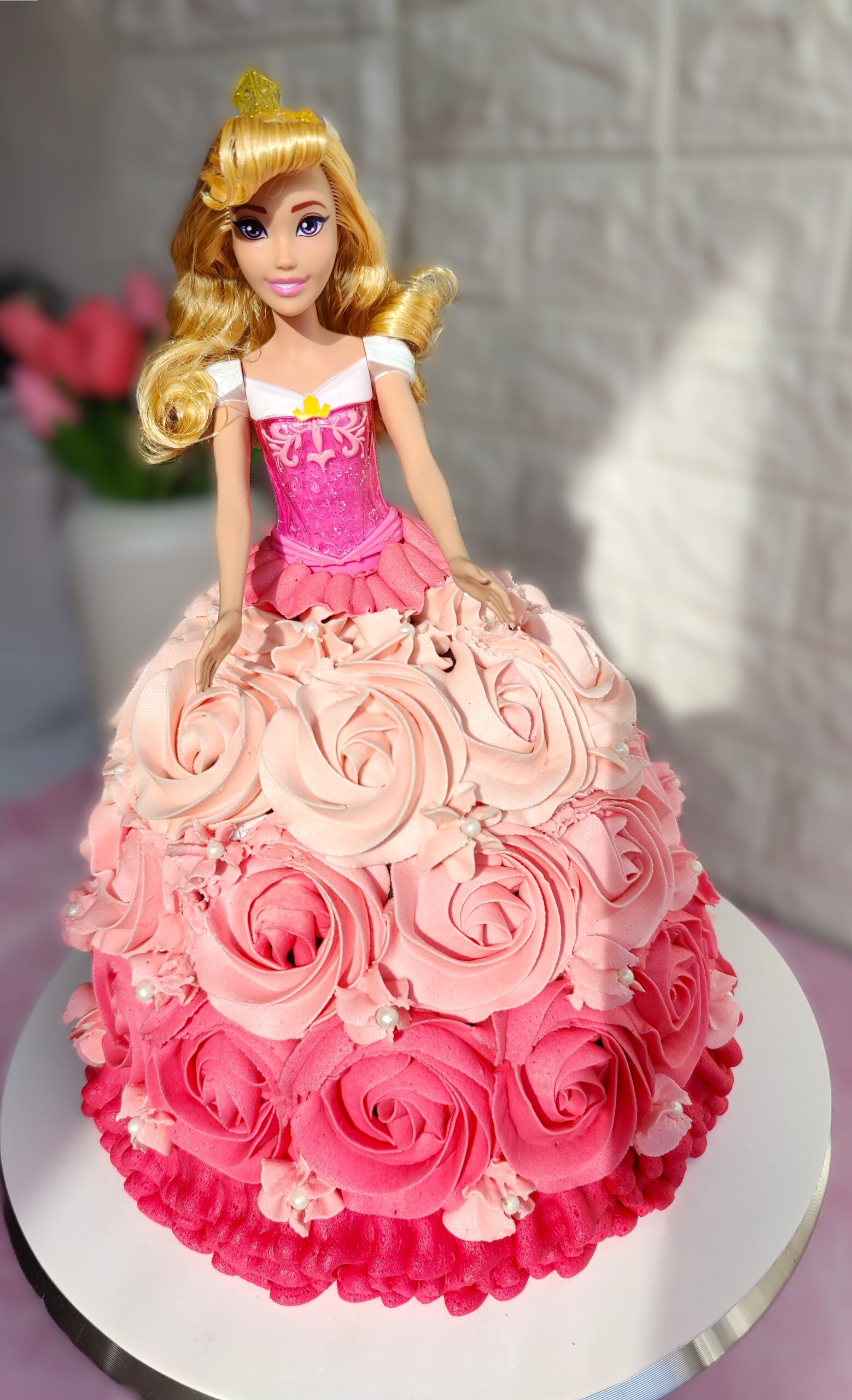 open lace back dress Princess Pastel Fun Cake main image 1