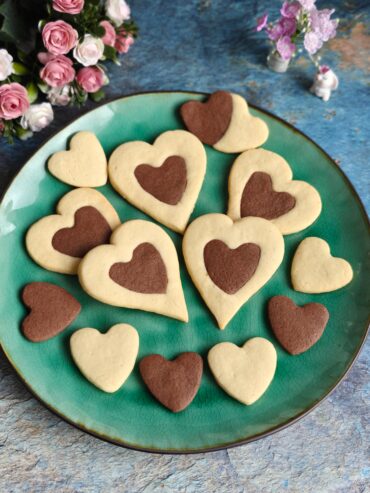 valentines day butter cookies