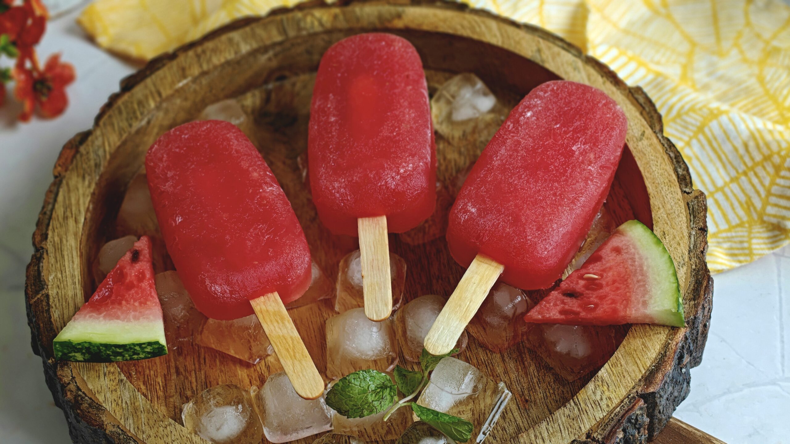 watermelon popsicles